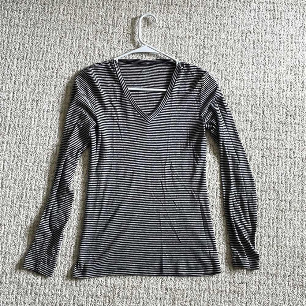 Long sleeve striped shirt